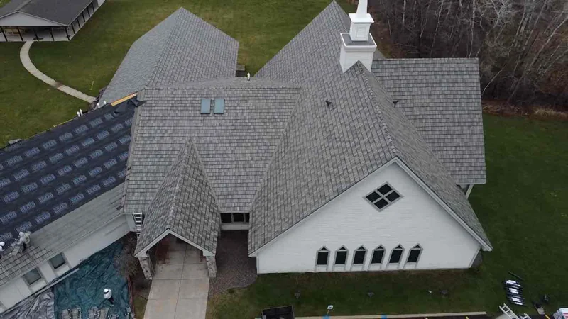Collins Roofing — metal shingle install in Hinckley, MN